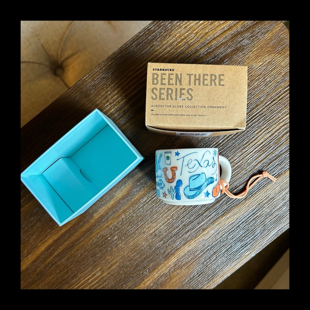 NIB Starbucks Been There Series Espresso Ornament Texas Mug